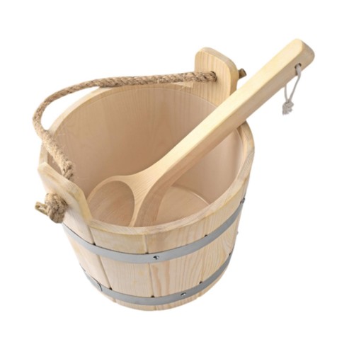 Wooden sauna barrel - wooden,