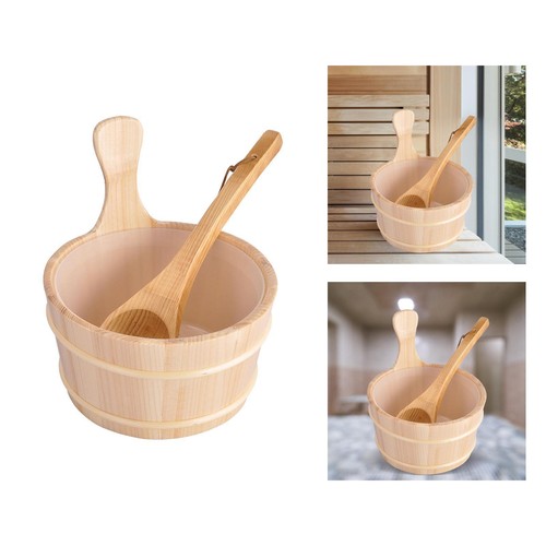 Wood sauna bucket with - bucket,