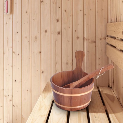 Sauna bucket and ladle - bucket,