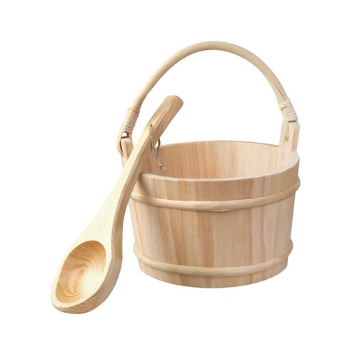 Sauna barrel and ladle spa - and,