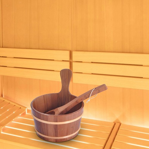 Sauna bucket and ladle - bucket,